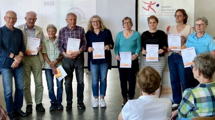 Ehrung der langjährigen Prüfer und Prüferinnen                Bild: Henry Opitz