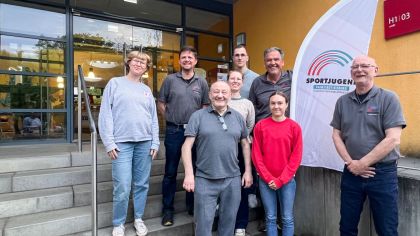 Der neue Vorstand der Sportkreisjugend Darmstadt-Dieburg.                Bild: Ellen Lewis