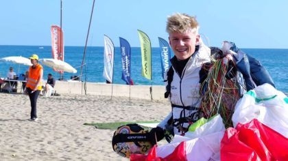 Weltrekordler Linus Schubert.
                Bild: Andreas Schubert