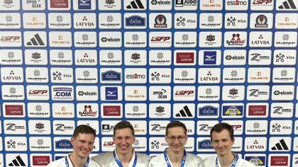 Von links: Hendrik Schmidt, Immo Schmidt, Eike Schmidt, Andreas Freimuth                 Bild: Helene Weinmann