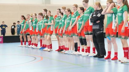 U17-Westauswahl weiblich bei der U17-Trophy 2025 in Kaarst-Büttgen                Bild: floorballdeutschland/flickr