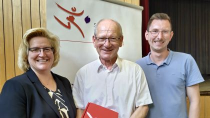 Hans Böhl ist seit 25 Jahren Sportkreisvorsitzender                Bild: Marion Polydore