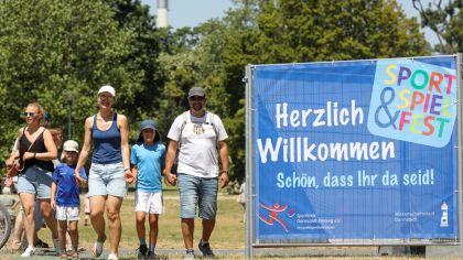 Willkommen zum Sport- & Spielfest 2025                Bild: SKDADI
