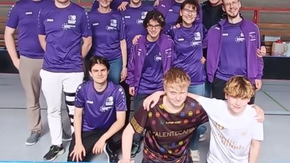 Orgateam des Ausrichters Darmstadt Dukes                Bild: Uwe Nauland