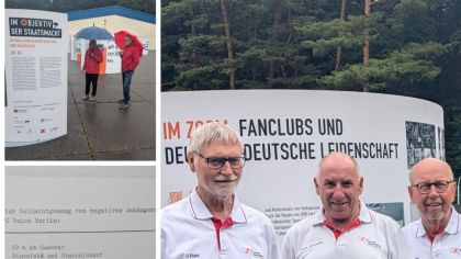 Ruhl-Piaskowski-Möller auf Point Alpha                Bild: Sportkreis Fulda-Hünfeld
