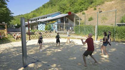 Für junge Menschen bietet das Camp vielfältige Bewegungsmöglichkeiten. Fotos: Kai Peters/Sportjugend Hessen