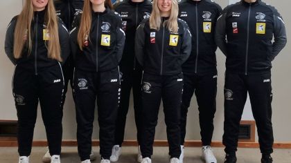 Die Luftgewehr-Bundesliga-Mannschaft des SV Hubertus Steinbach.
