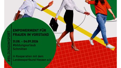 Frauen für die Vorstandsarbeit stark und fit machen, ist das Ziel des Bildungsurlaubs. Grafik: Bildungsakademie