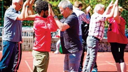 Internationale Fachkräfte können im Sport Anschluss finden.Foto: Katrina Friese