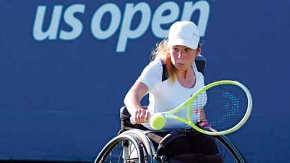 Ela Porges trainiert drei- bis fünfmal pro Woche. Tennis hat in ihrer Familie eine lange Tradition.Foto: USTA