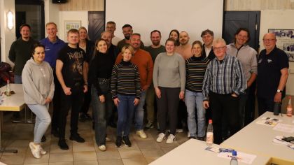 Sport-Coaches aus 11 Kommunen, IDS-Vereinsvertreter/innen, Best Practice Akteure und die Programmverantwortliche der Gemeinde Künzell waren dabei.                Bild: Harald Piaskowski