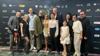 Die hessische Delegation bei der WM Junioren II Latein                Bild: Maxim Pfaffenroth