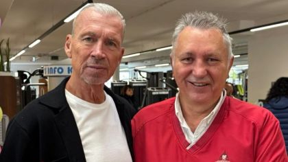 Links: Ralf Brachmann vom Karate Dojo SC Idstein, rechts: HFK Vizepräsident Joachim Jelko                Bild: Joachim Jelko für den HFK