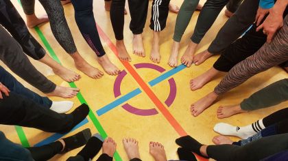 Fortbildung Sportkreis Lahn-Dill mit Referentin Milana Succo                Bild: Bärbel Dobsza