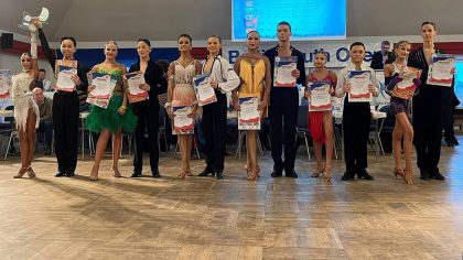 Siegerehrung der Junioren II B-Latein in Rendsburg