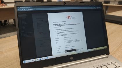 Workshop KI                Bild: Sportkreis Bergstraße