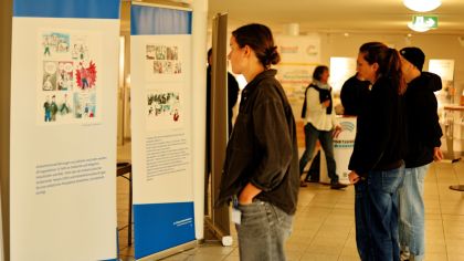 Alltäglicher Antisemitismus in Hessen war Thema der Ausstellung. Foto: lsb h