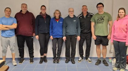 Die Teilnehmer mit Dozent Christofer Segieth                Bild: Sonja Block