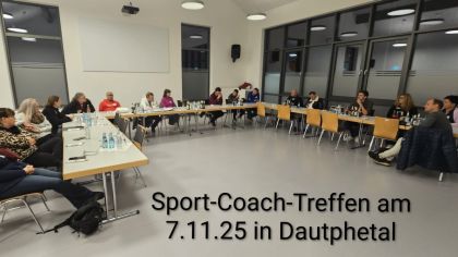 Die Sport-Coaches im Sportkreis Marburg-Biedenkopf und Gäste.                Bild: Peter Backhaus