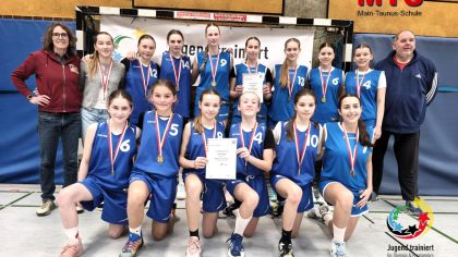 Die Main-Taunus-Schule Hofheim sicherte sich in beiden Wettkampfklassen den Landessieg und vertritt HESSEN beim Bundesfinale vom 05.-09.05.2026 in Berlin                Bild: Spissinger