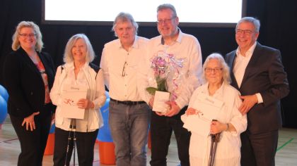 Ehrung langjähriger Vorstandsmitglieder                Bild: Andreas-Michael Elsner