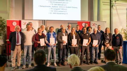 Verleihung Innovationspreis 1. Gruppe (Preisgeld 250,00 € und 500,00 €).                Bild: Michael Schepp