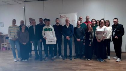 Anwesende Vereine zur Prämienübergabe aus 2025 am 17.3.26 im Clubhaus des OSC Vellmar e.V.                Bild: Sabine Stiehl