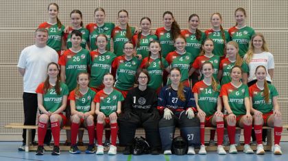 U15-Westauswahl weiblich beim Trainingslager in Holzbüttgen