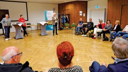 Vertreter aus Kirche und Sportverbänden, aber auch interessierte Einzelpersonen nahmen am „Impulsgesteuerten Austausch-Treffen“ teil.Foto: Peter Noss