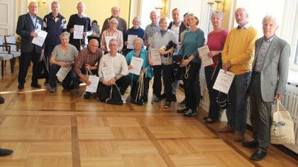 Auszeichnung für 25. bis 50. Sportabzeichen                Bild: Andreas-Michael Elsner