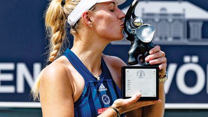 Die ehemalige Weltranglistenerste Angelique Kerber gewann vor fünf Jahren die erste Auflage der Bad Homburg Open. In diesem Jahr verabschiedet sie sich mit einem Showmatch.Foto: Bad Homburg Open