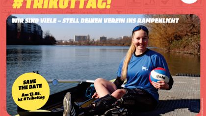 Thyrza Kiewik rudert in Offenbach und spielt Sitzvolleyball in Hoffenheim.Foto: lsb h