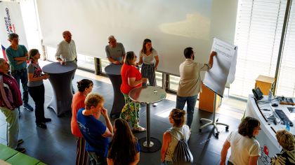 Sich austauschen, Ideen sammeln, Verbesserungen vorschlagen: Darum ging es bei den beiden Arbeitsgruppen. Foto: Sincere Marketing / Isabell Boger