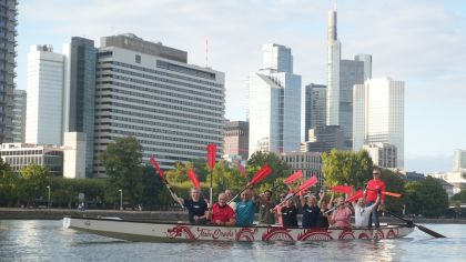 Partner, Vereine und Botschafter*innen gemeinsam in einem Boot                Bild: Kevin Bui