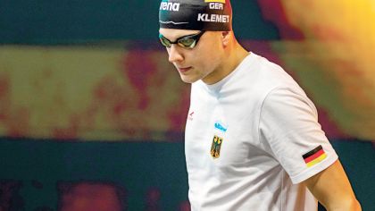Der für die SG Frankfurt startende Oliver Klemet gewann bei den SchwimmEuropameisterschaften in Paris drei Medaillen.Foto: Christian Gold