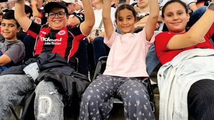 Der Besuch eines Eintracht-Spiels war für die Schüler*innen ein einmaliges Erlebnis und ein echter Gewinn.