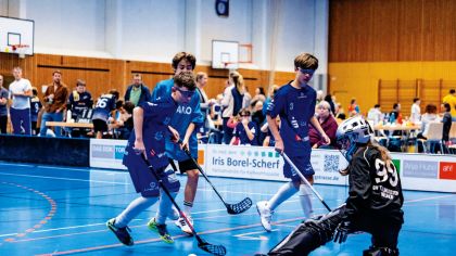 Nur elf Vereine sind dem Hessischen Floorball-Verband aktuell angeschlossen. Bei Jugendlichen ist der Sport aber durchaus beliebt, etwa im Schulsport. Foto: Thorsten Janz