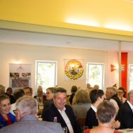 Blick in den Festsaal beim Wiesbadener Kanu-Verein                Bild: Dirk Laun