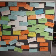 Die Schüler:innen erarbeiteten eine bunte Job-Auswahl.                Bild: Sportkreis Frankfurt - Projektbüro Gallus