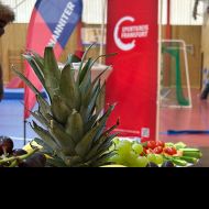 Der Sportnachmittag in der Fabriksporthalle.                Bild: Johanniter-Unfall-Hilfe e.V. Regionalverband Rhein-Main