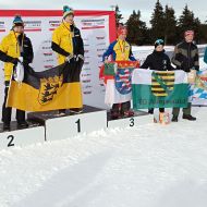 3. Platz für Lasse Kollmann (SC Willingen) im Biathlon                Bild: Mario Rummel