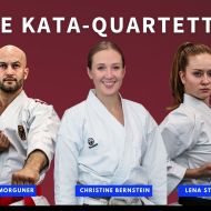 V.l.: Emanuele Bisceglie, Ilja Smorguner, Christine Bernsteil, Lena Staiger                Bild: Deutscher Karate Verband (DKV)