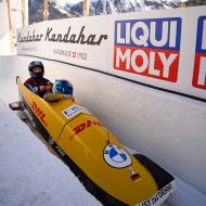 Kalicki/Fiebig im Zielauslauf                Bild: Viesturs Lacis