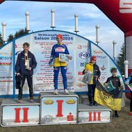 Steffen Lingnau auf dem 1. Platz bei der Gesamt-Siegerehrung