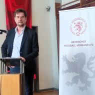 Sportkreisvorsitzender Markus Jestaedt bei seiner Rede                Bild: Manfred Schmidt, Sportkreis