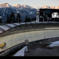 Filipszki/Kwofie im Innsbrucker Eiskanal                Bild: IBSF