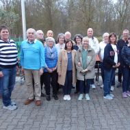 Prüferinnen und Prüfer mit Vertretern des Sportkreises Main-Kinzig e.V.                 Bild: Sportkreis Main-Kinzig e.V.