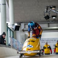 Kim Kalicki am Start                Bild: Viesturs Lacis