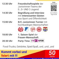 Auf die Gäste des Jubiläums wartet ein attraktives Programm.                Bild: Spvgg