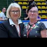 HTV-Vizepräsidentin Cornelia Straub und die frisch geehrte Andrea Simon-Dräger                Bild: Oliver Dräger